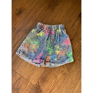 Vintage girls painted shorts